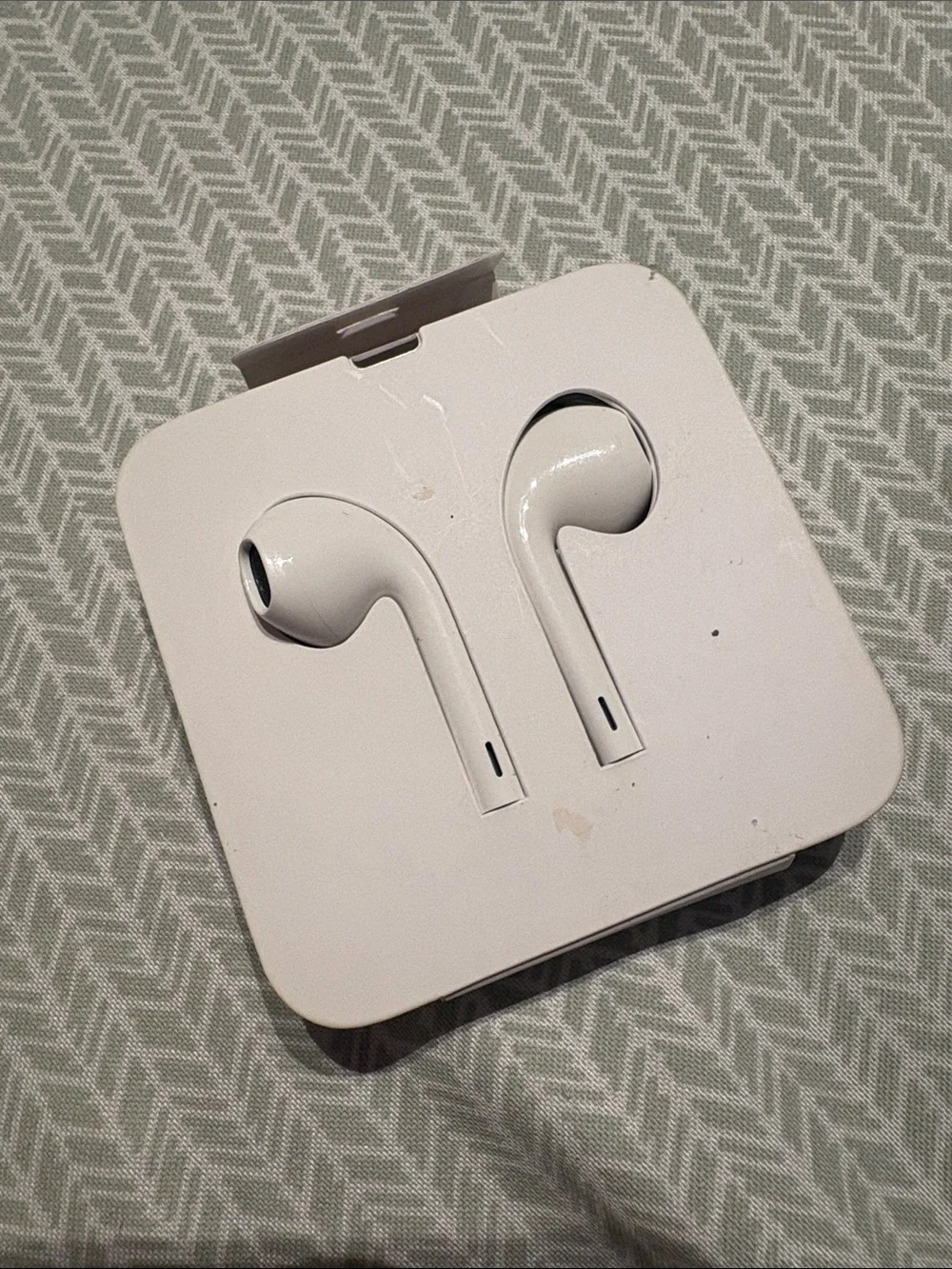 Apple White Wired Earbuds with Molded Case